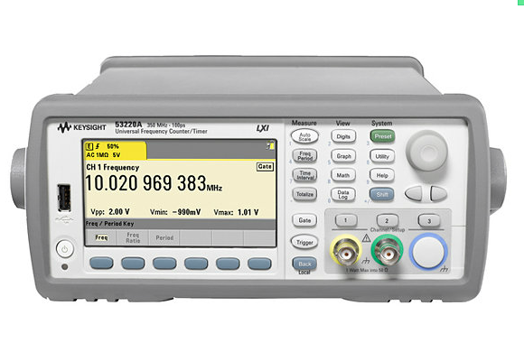 安捷倫Agilent 53220A 350 MHz 通用頻率計(jì)數(shù)器計(jì)時器，12 位秒，100 ps